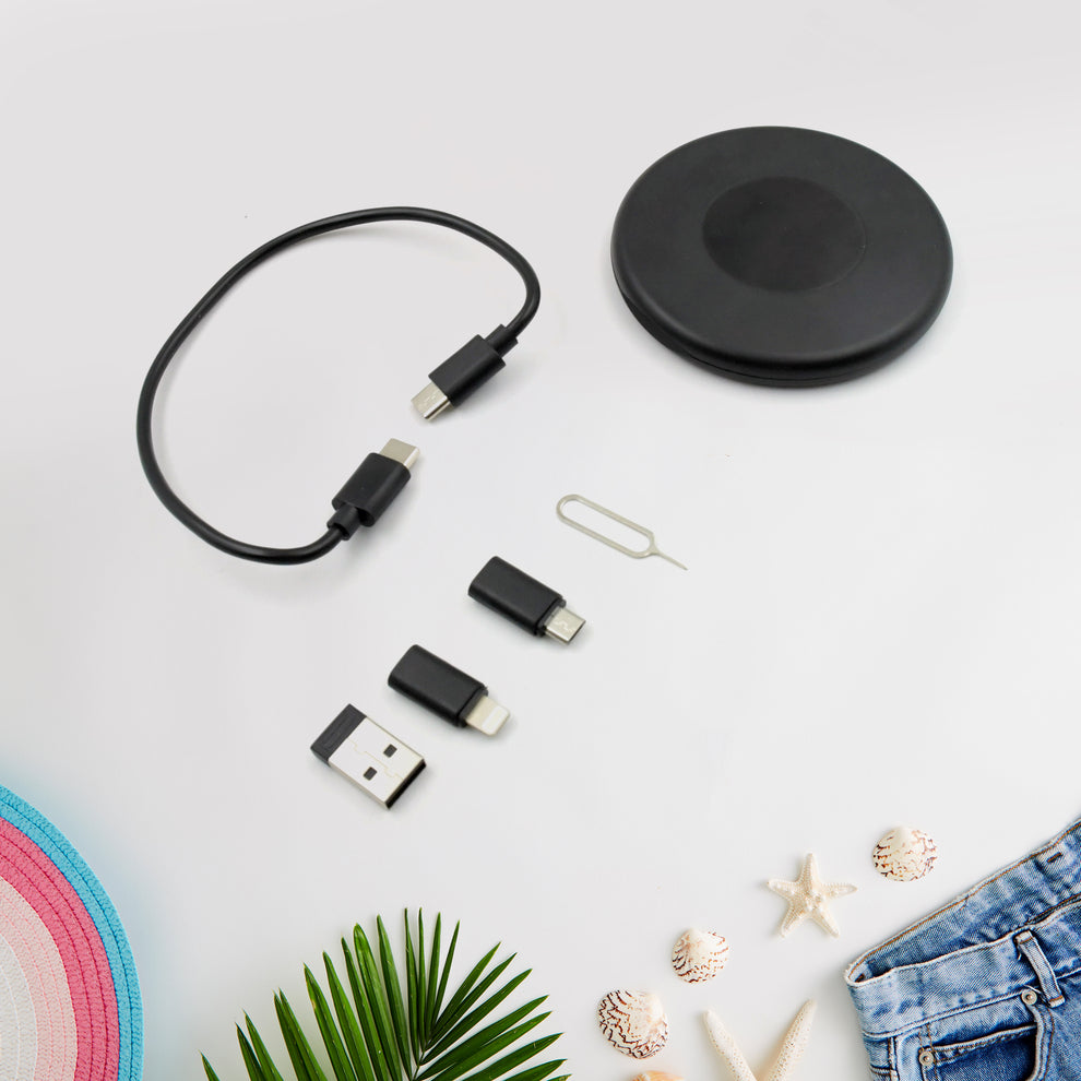 5 in 1 Universal Fast Charging Kit | 60W Multifunction Cable Set with Mobile Stand & SIM Storage